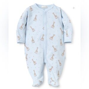 Kissy Kissy blue giraffe pajamas